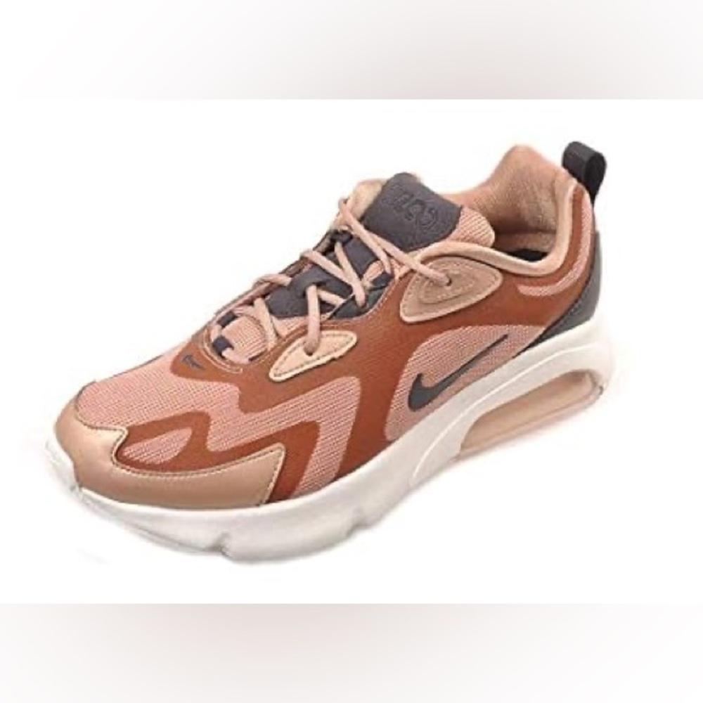 Nike Air Max 200 Holiday Sparkle Women's Shoes Metallic Red-Bronze